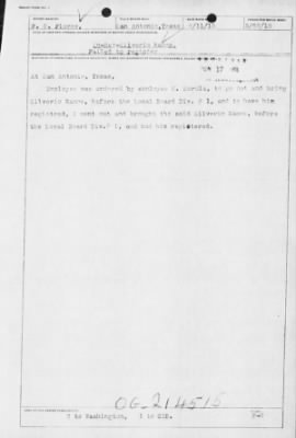 Old German Files, 1909-21 > Silverio Ramos (#8000-214515)