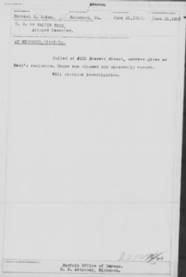 Old German Files, 1909-21 > Walter Reed (#228494)