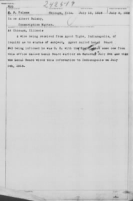 Old German Files, 1909-21 > Albert Dulsky (#242519)