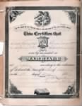 Marriage certificate for Clark Craycroft and Alma Sergeant