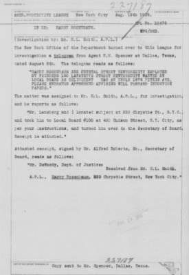 Old German Files, 1909-21 > Harry Rosenbaum (#227187)