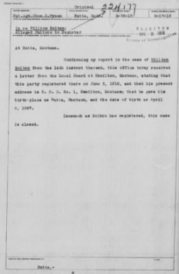 Old German Files, 1909-21 > William Bolton (#224177)