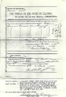 William A. Lowrie and Cornelia Ann Craycroft marriage certificate