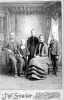 Jesse Holmes and Sarah Ann Lowrie and their family