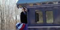 Barack Obama's Commemorative Train Ride