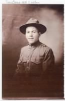 Tony Cozza in WWI uniform