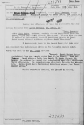Old German Files, 1909-21 > Frank Herman Brice (#233281)
