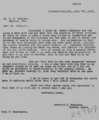 Old German Files, 1909-21 > Mr. Bullard (#233307)