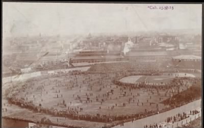McGreevey Collection > Fans on the field at the Huntington Avenue Grounds, 1903 World Series