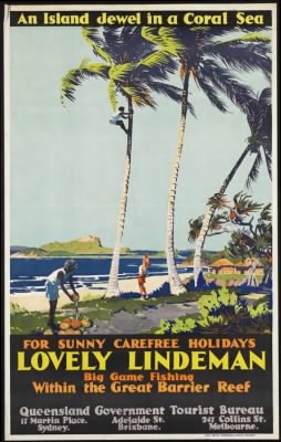 Travel Posters > Lovely Lindeman for sunny carefree holidays