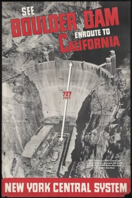 Thumbnail for Travel Posters > See Boulder Dam enroute to California