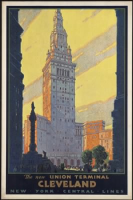 Travel Posters > The new Union Terminal. Cleveland