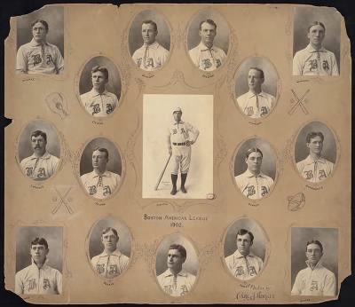 McGreevey Collection > Boston Americans Baseball Team, 1902