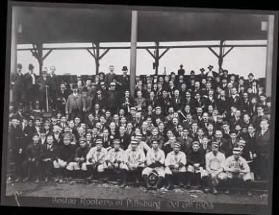 McGreevey Collection > Boston Rooters at Pittsburgh, 1903 World Series