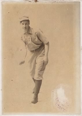 McGreevey Collection > Kid Nichols showing pitching motion, ball held low