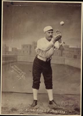 McGreevey Collection > Hardy Richardson of the Boston Players League team