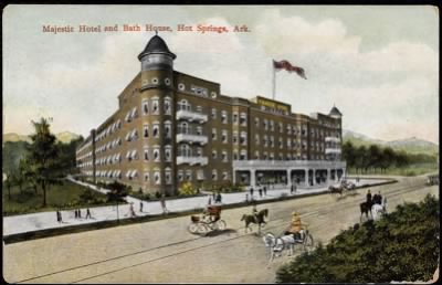 Thumbnail for McGreevey Collection > Majestic Hotel and Bath House, Hot Springs, Arkansas