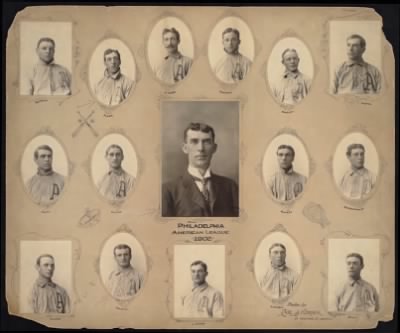 McGreevey Collection > Philadelphia Athletics Baseball Team, 1902