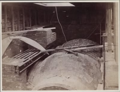 Thumbnail for Trustees' McKim Construction Photos > 163, construction of the McKim Building