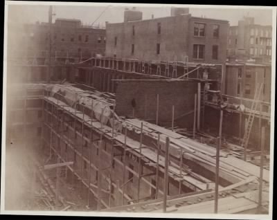 Thumbnail for Trustees' McKim Construction Photos > 165, construction of the McKim Building