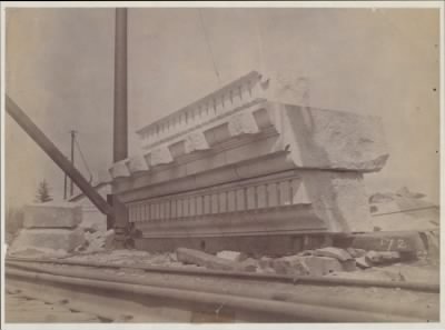 Thumbnail for Trustees' McKim Construction Photos > 175, construction of the McKim Building