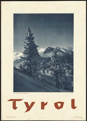 Travel Posters > Tyrol. Blick vom Patscherkofel gegen Serles und Habicht