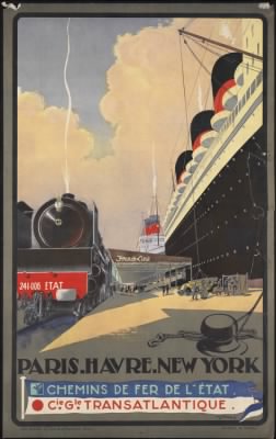 Thumbnail for Travel Posters > Paris-Havre-New York