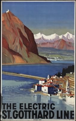 Travel Posters > The electric St. Gotthard line