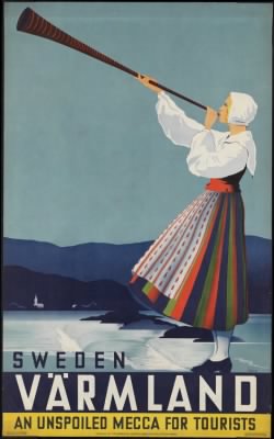 Travel Posters > Vrmland, Sweden. An unspoiled mecca for tourists
