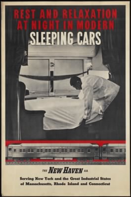 Thumbnail for Travel Posters > Rest and relaxation at night in modern sleeping cars