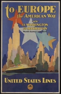 Travel Posters > To Europe the American way