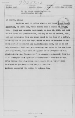 Old German Files, 1909-21 > Frank Joseph Mateuwice (#8000-257212)