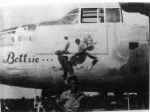 310thBG,380thBS, Lt Edward Betts, Jr. His Ship, B-25 Bettsie, the Cow" B-25 /MTO