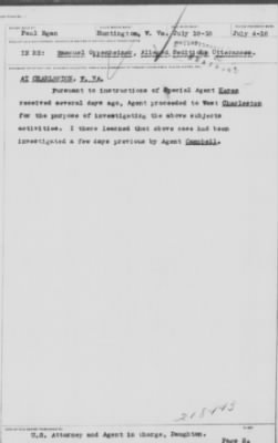 Old German Files, 1909-21 > Emanuel Oppenheimer (#218443)