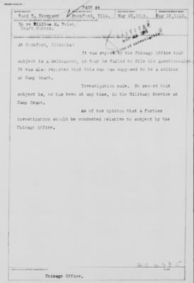 Old German Files, 1909-21 > William M. Welsh (#202985)