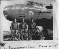 Lt Brellenthin and his CREW with B-25 (Could be "Pride of the Lakes of Wisconsin")