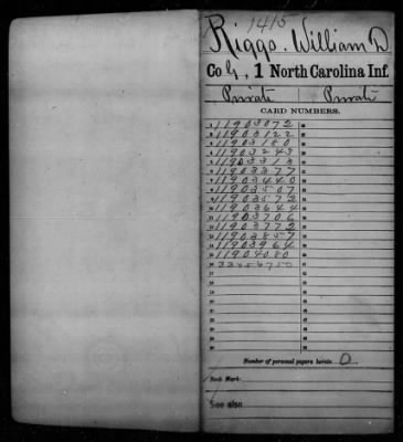 William D > Riggs, William D (23)