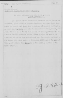 Old German Files, 1909-21 > William L. Shore (#8000-219214)