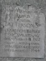 Rufus L. Patterson III Memorial (detail)