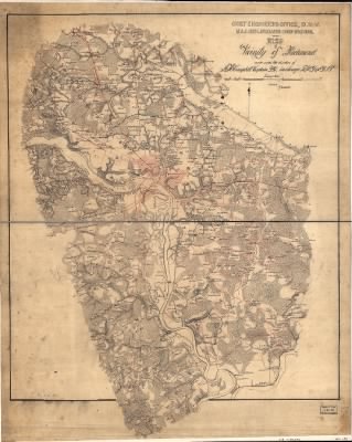 Thumbnail for Richmond > Map of vicinity of Richmond / made under the direction of A.H. Campbell, Capt P.E., in charge, Topl. Dept., D.N. Va.