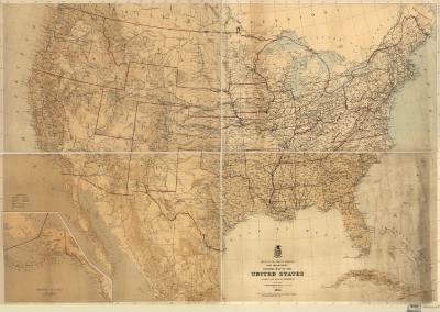 Thumbnail for United States, military maps > Military map of the United States / Office of the Chief of Engineers, War Department ; compiled and drawn by E. Freyhold ; engraved and printed by Julius Bien.