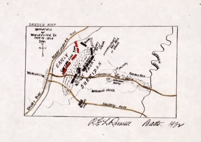 Thumbnail for Winchester, 3rd Battle of > Battlefield of Winchester, Va. Sept. 19 - 1864, 3 PM / R.E.L. Russell