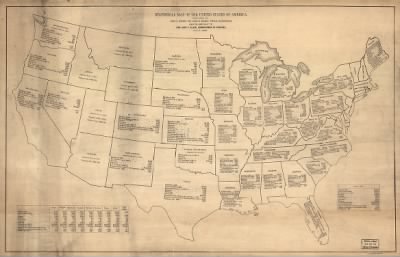 United States, statistical > Statistical map of the United States of America Prepared by James S. Cowdon and James D. Holman, Special Statisticians, under the direction of the Hon. John C. Black, Commissioner of Pensions.