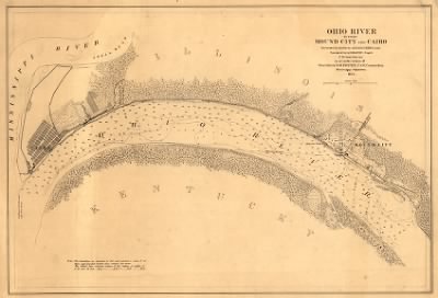 Ohio River > Ohio River between Mound City and Cairo. Surveyed by the party of F. H. Gerdes, Asst., assigned by A. D. Bache, Supdt., U.S. Coast Survey, to act