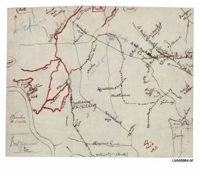 Henrico County > [Map of the Chaffin's Bluff area of Henrico County, Virginia] / [drawn by Normand Smith].