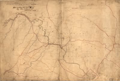 District of Columbia, Maryland, Virginia > Part of map of portions of the mility. dep'ts of Washington, Pennsylvania, Annapolis, and north eastern Virginia. Compiled in the Bureau of Topographical Engr. War Department &c, July 1861. Washington, D.C., 1862.