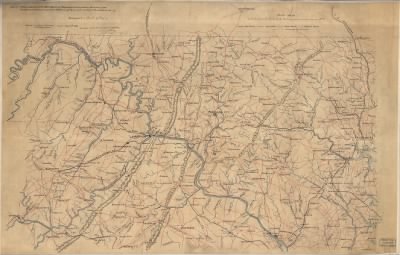 District of Columbia, Maryland, Virginia > Part of map of portions of the milit'y dept's of Washington, Pennsylvania, Annapolis, and north eastern Virginia / compiled in the Bureau of Topographical Eng'rs, War Department &c. Washington, D.C. Oct. 6th, 1862 ; copied in