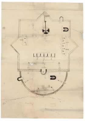 Fort Powhatan > [Plan of Fort Powhatan, Prince George County, Virginia / by Lt. Elijah Brown].