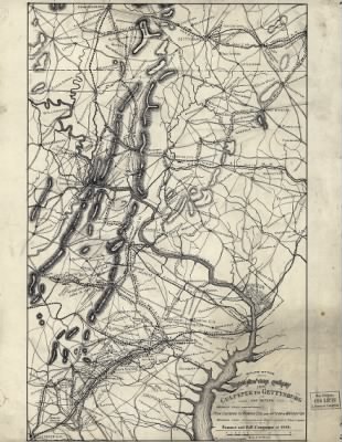 Culpeper to Gettysburg > Route of the Tenth New York Cavalry from Culpeper to Gettysburg and return. Summer and fall campaigns of 1863.