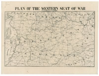 Southern States, seat of war > Plan of the western seat of war / J. Manouvrier & Co. lith, N.O.